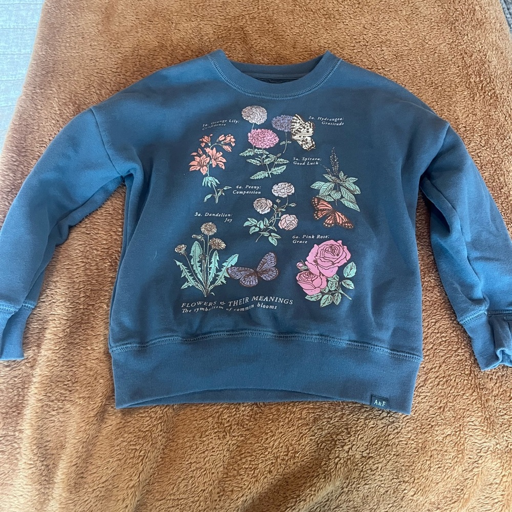 Abercrombie Kids Floral Graphic Sweatshirt